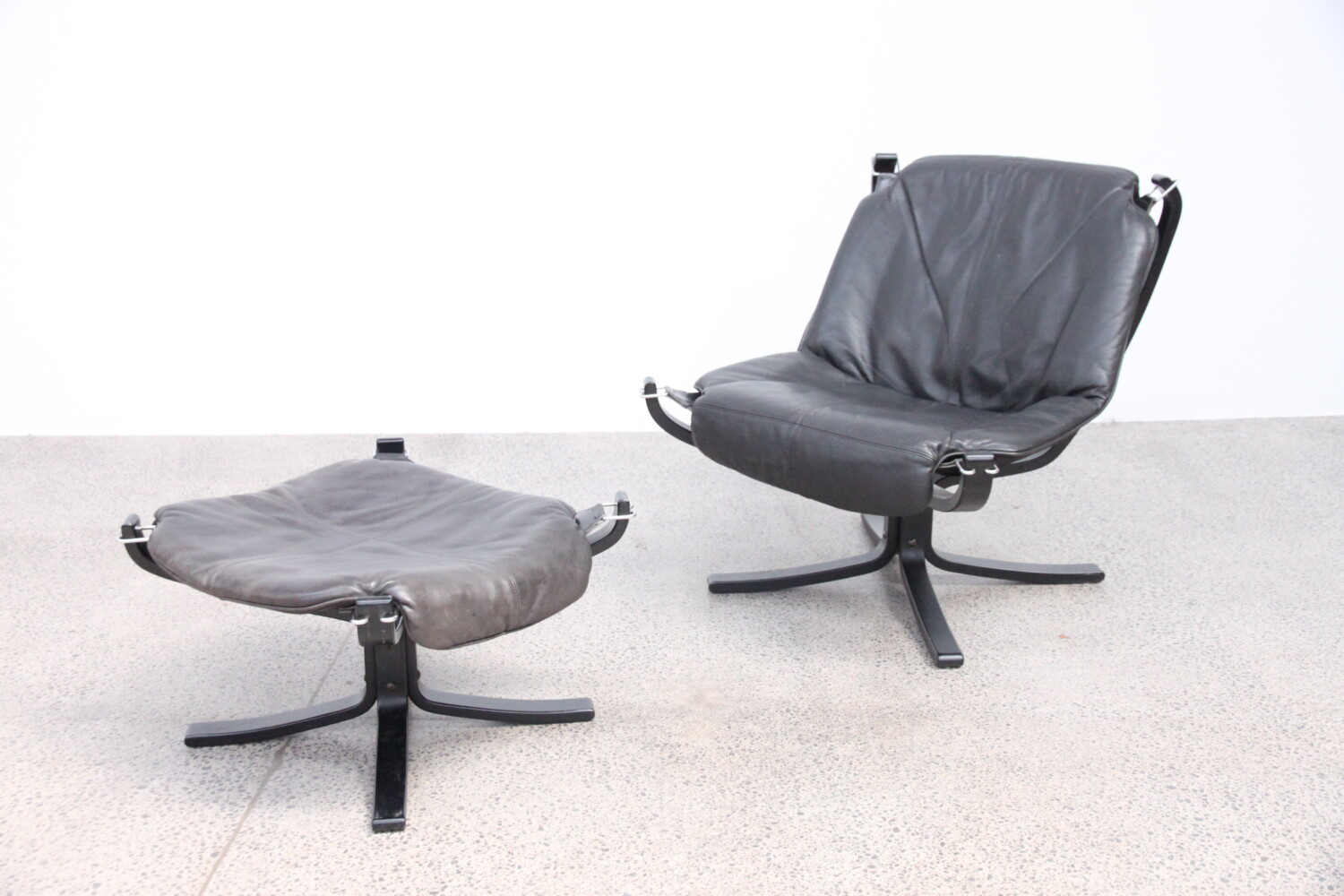 Falcon Chair and Footstool