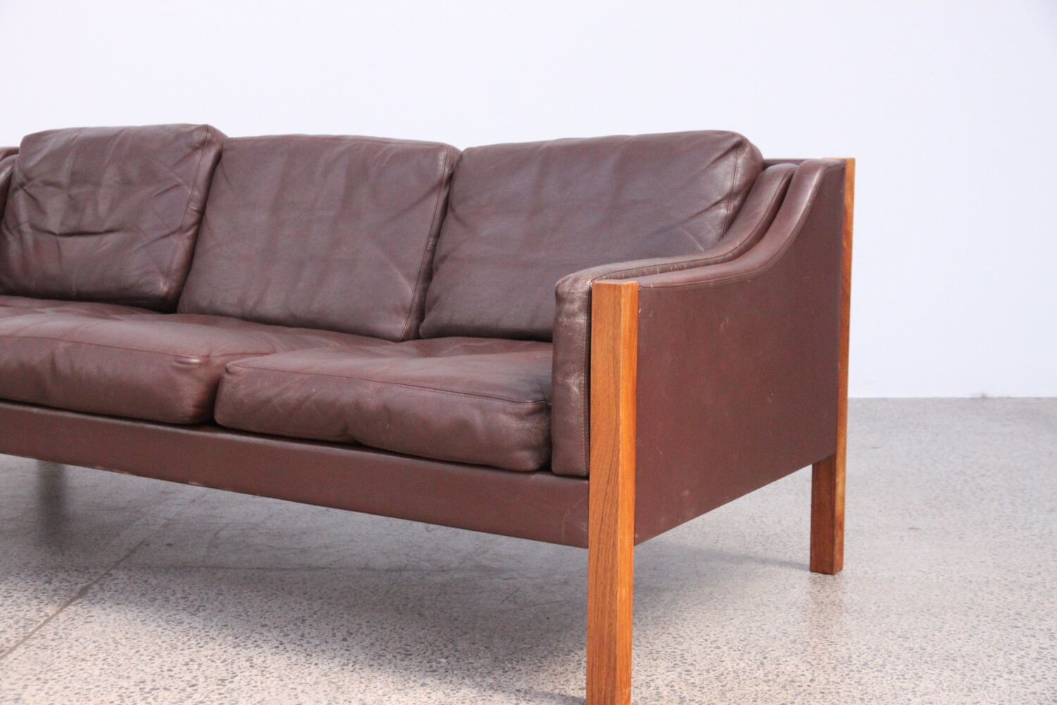 Leather Sofa by Poul Volter