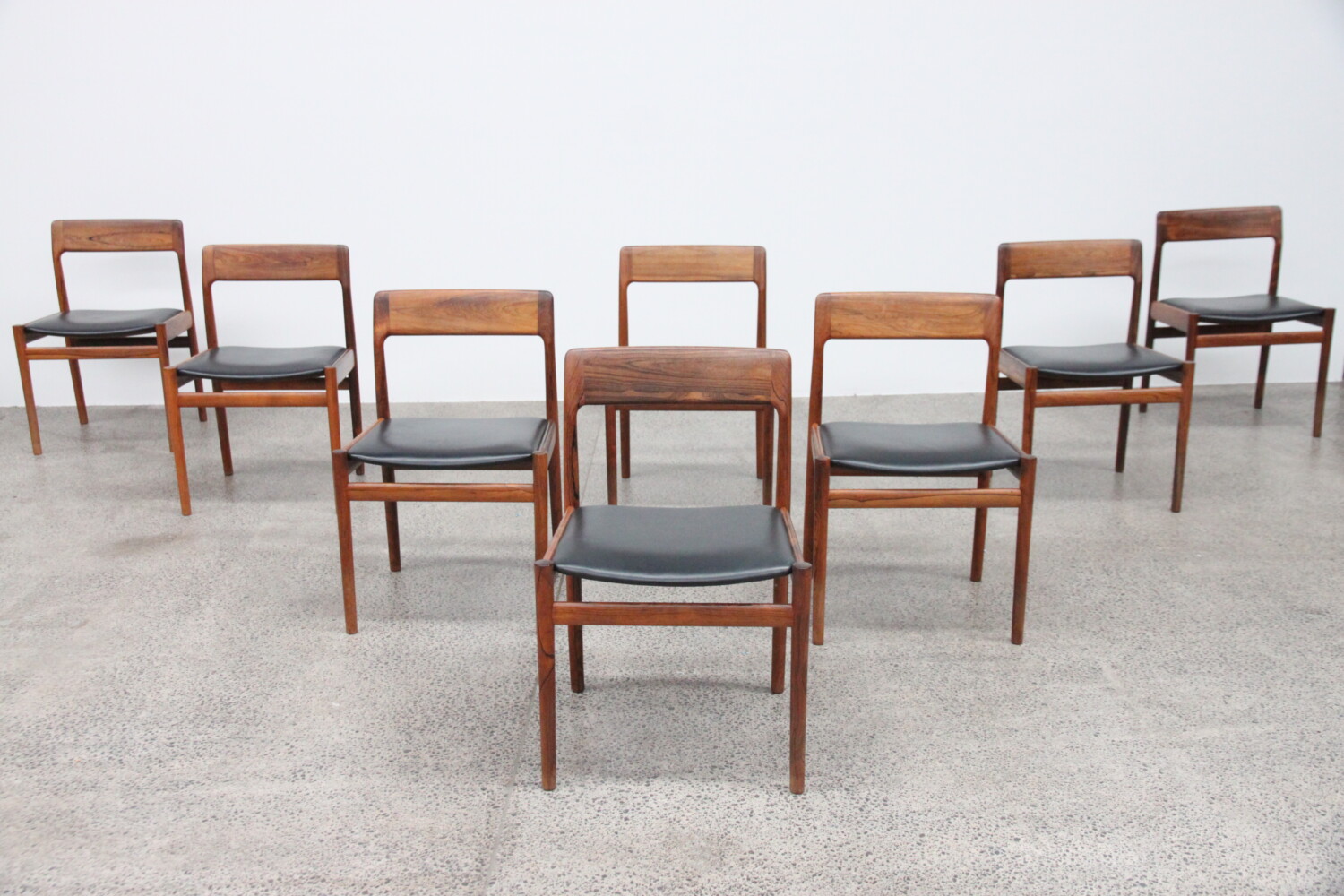 Dining Chairs x8 by Johannes Norgaard