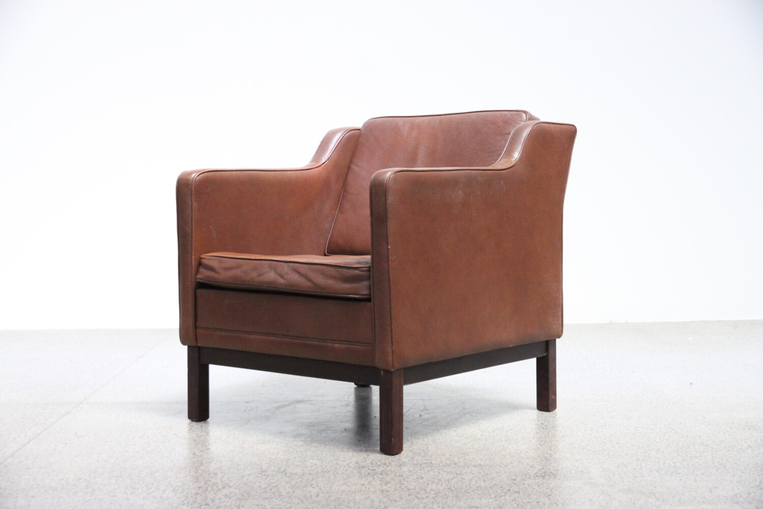 Leather Armchair by Mogens Hansen