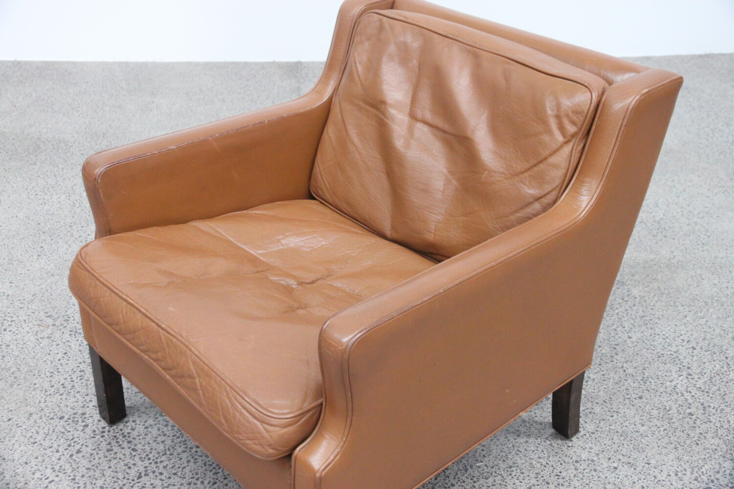 Tan Leather Armchair