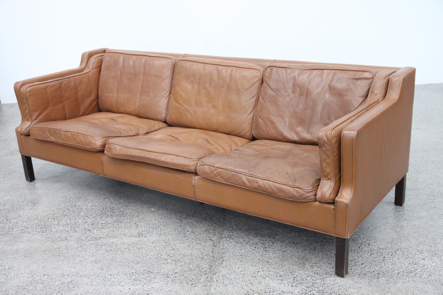 Tan Leather Sofa