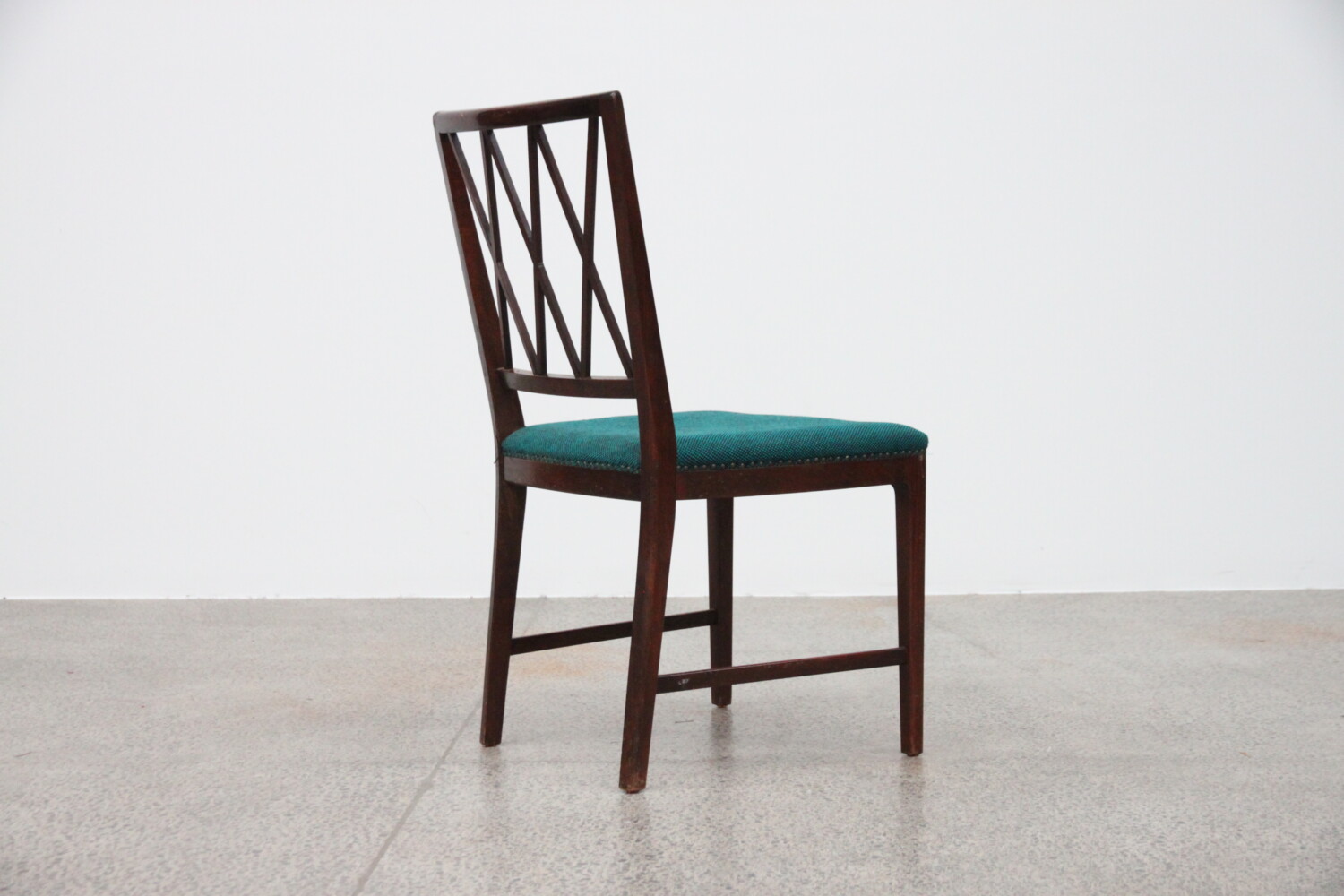 Solid Mahogany Dining Chairs by Ole Wanscher