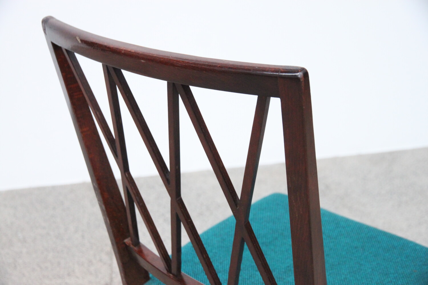 Solid Mahogany Dining Chairs by Ole Wanscher