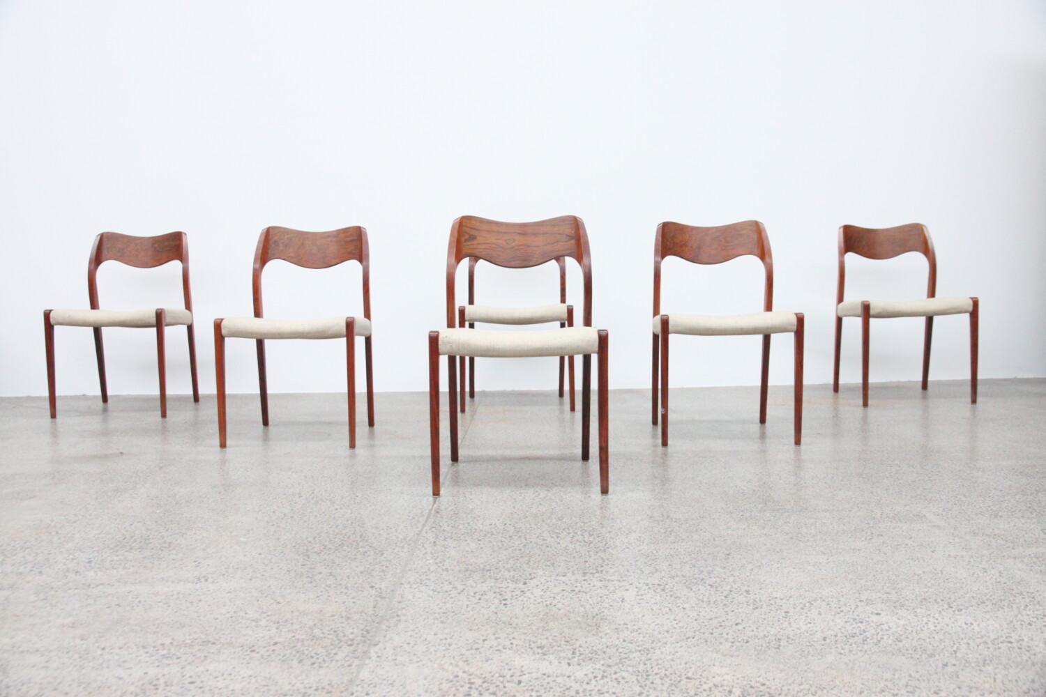 Dining Chairs by Niels Moller Model 71