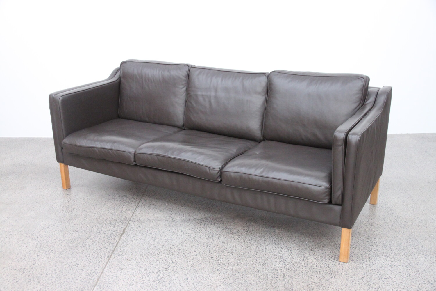 Pair of Leather Sofas