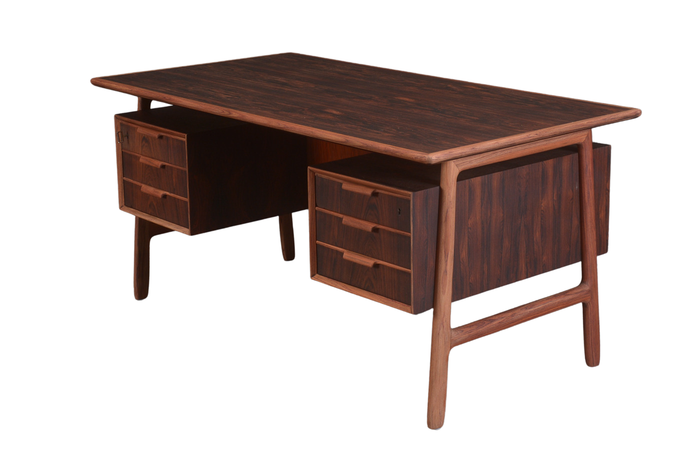 Rosewood Desk by Gunni Omann Sold