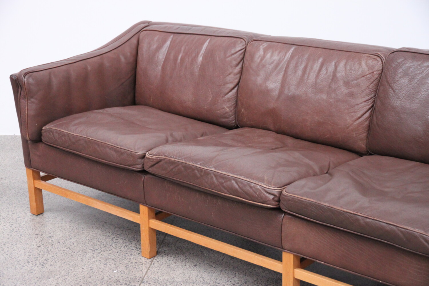 Brown Three Seater Sofa