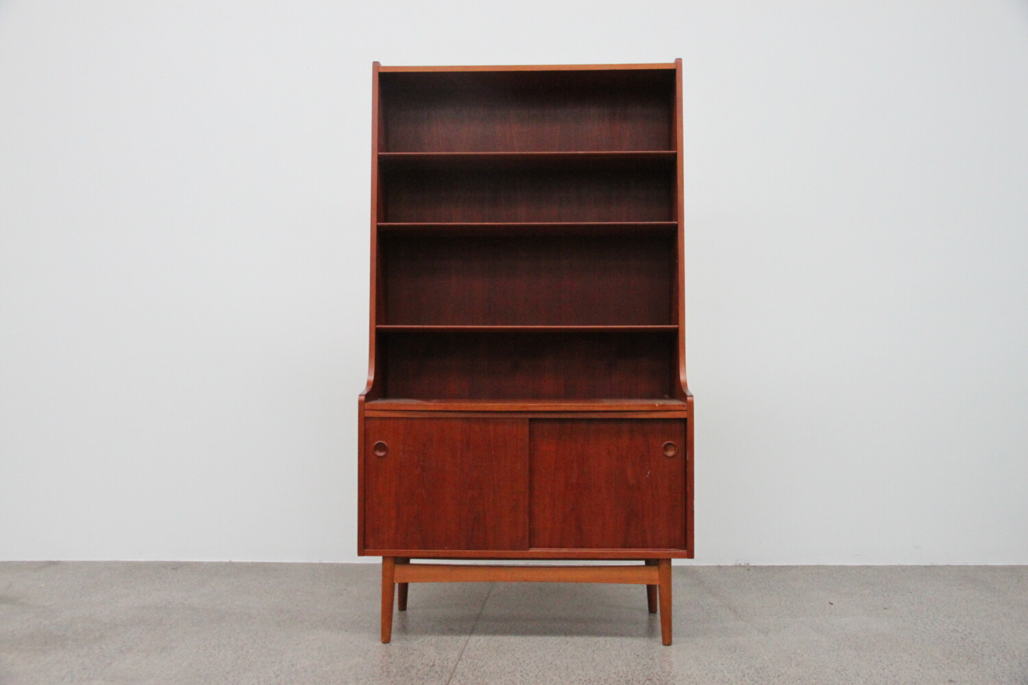 Teak Bookcase + Storage by Bornholm Sold