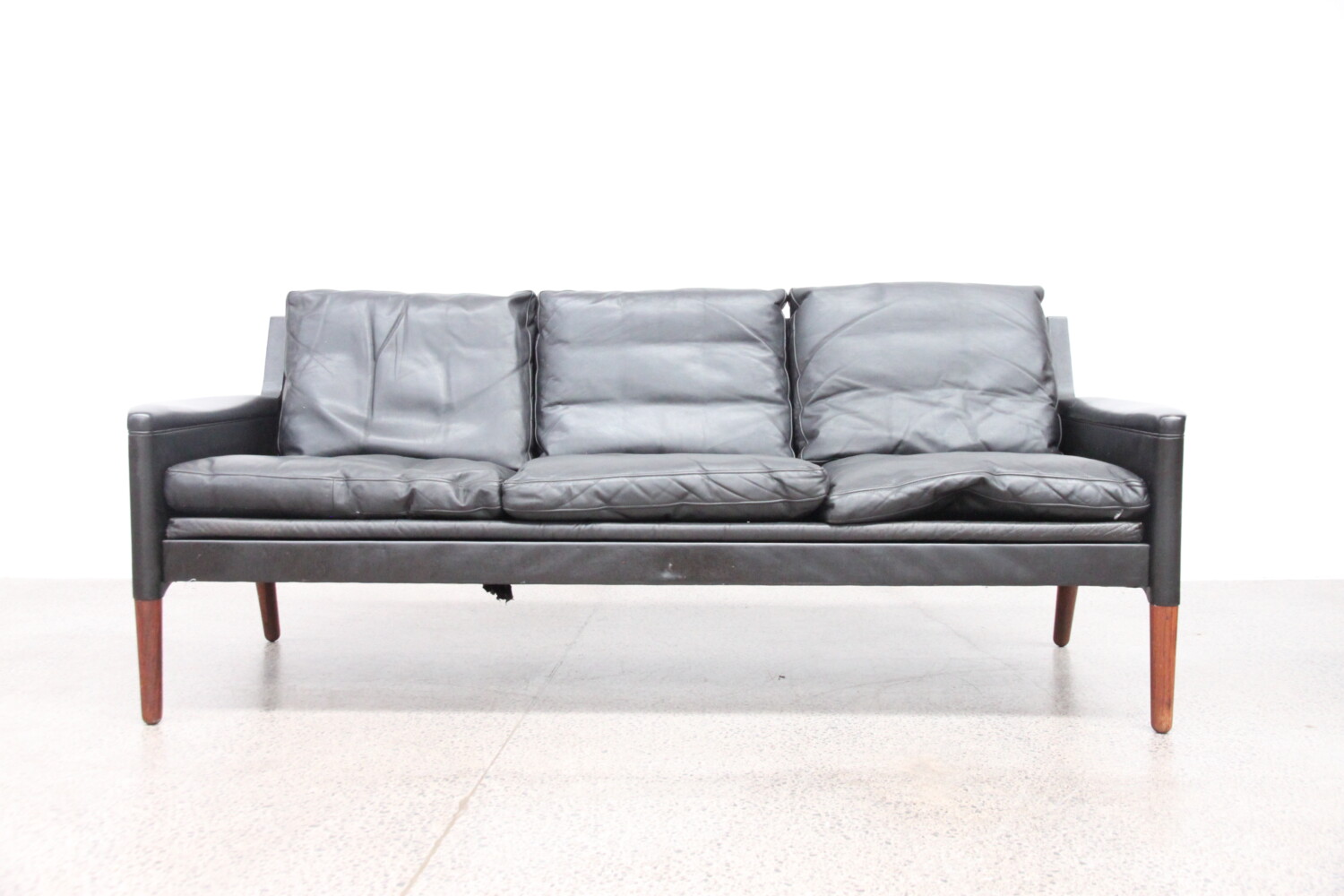 Leather Sofa by Kurt Ostervig