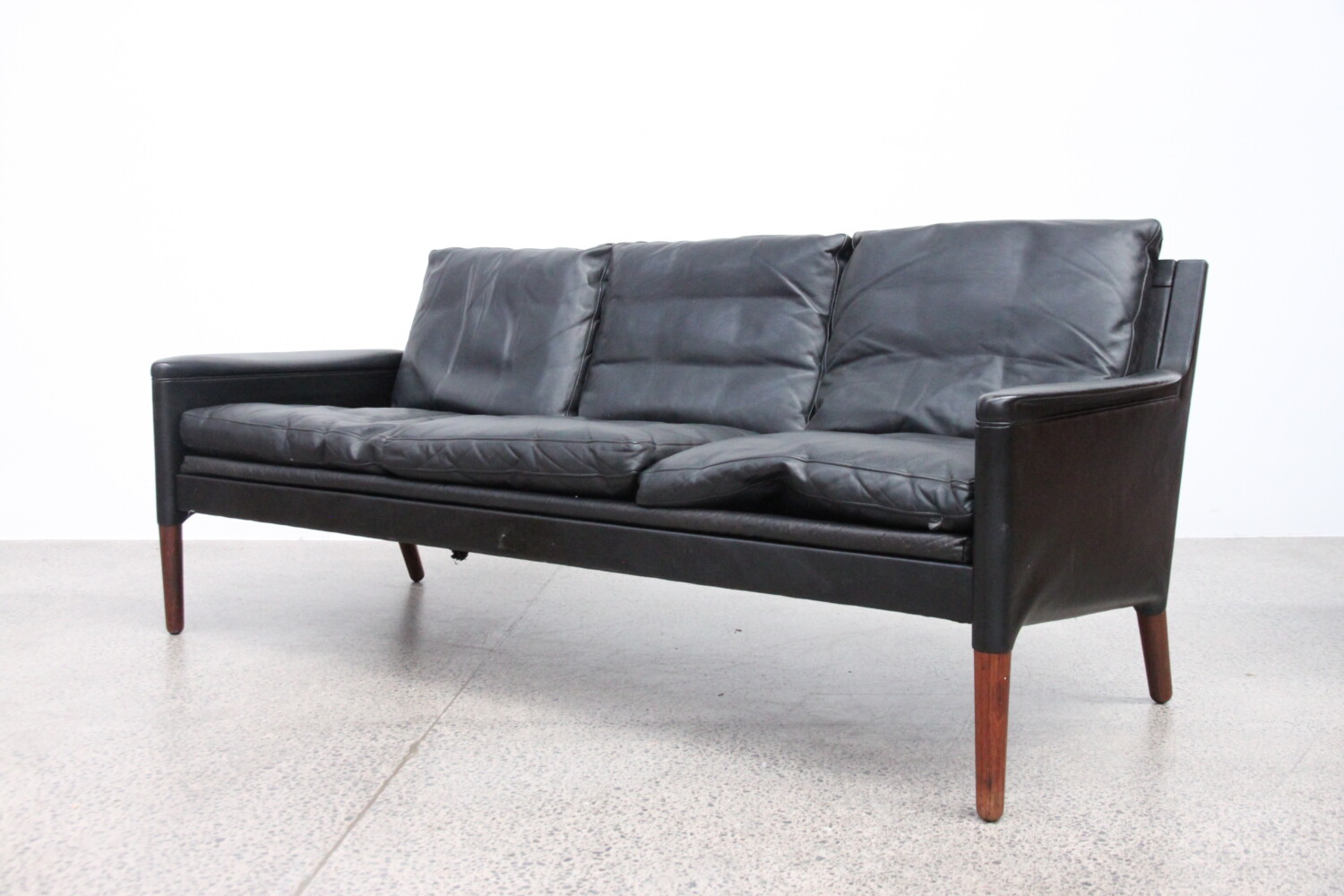 Leather Sofa by Kurt Ostervig