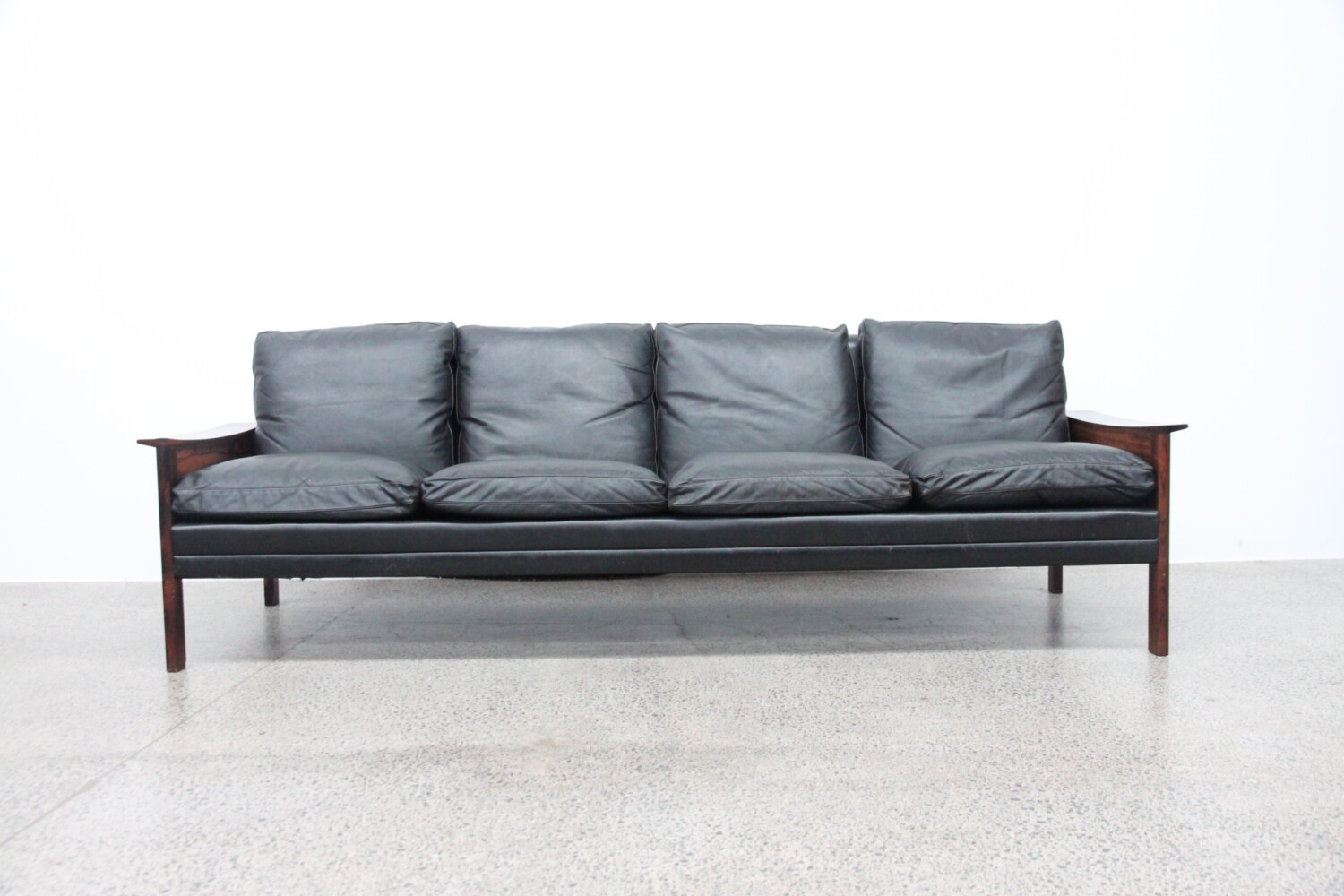 Leather  4 Seater Sofa