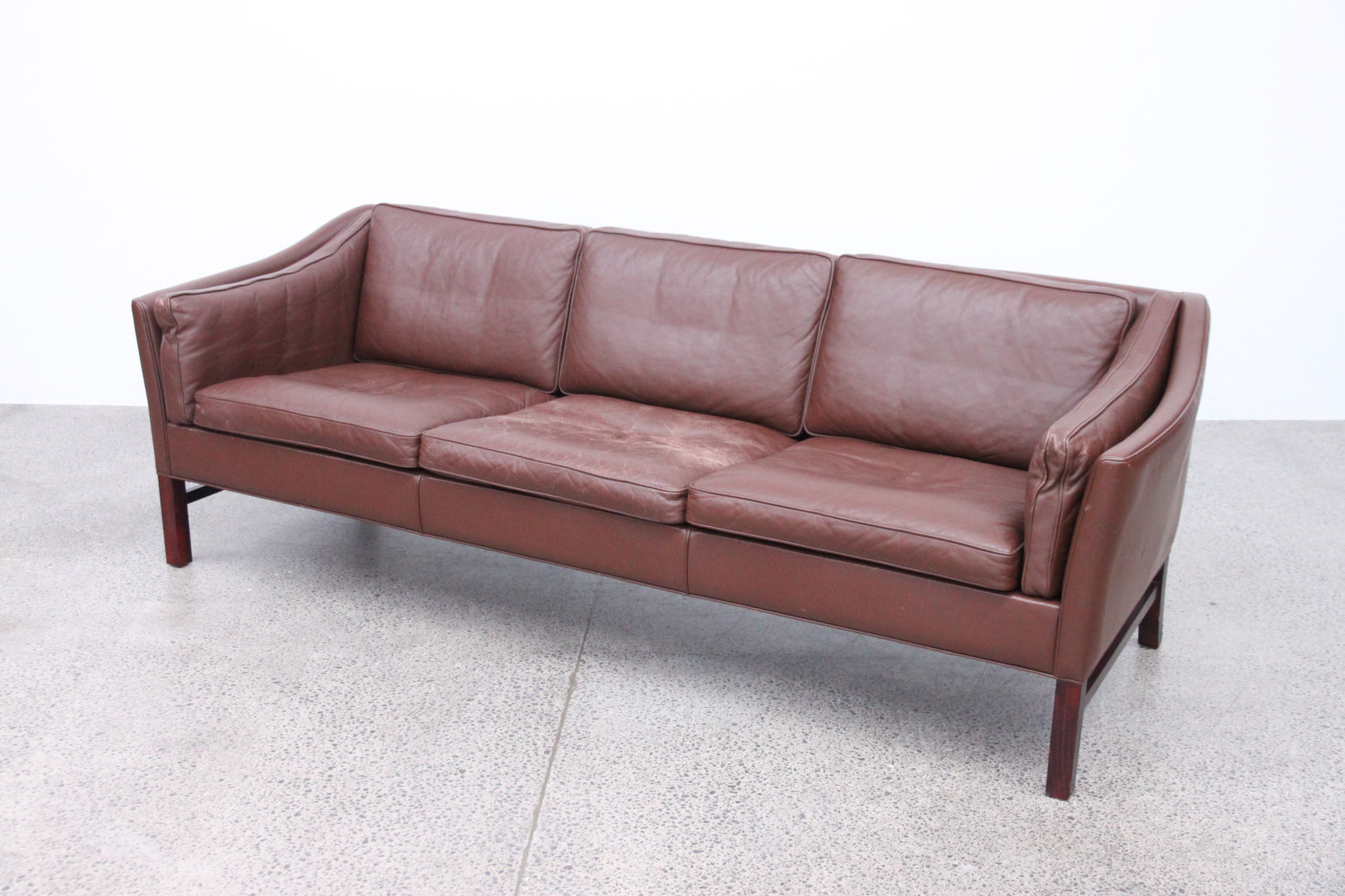 Leather Sofa by Grandt Mobelfabrik