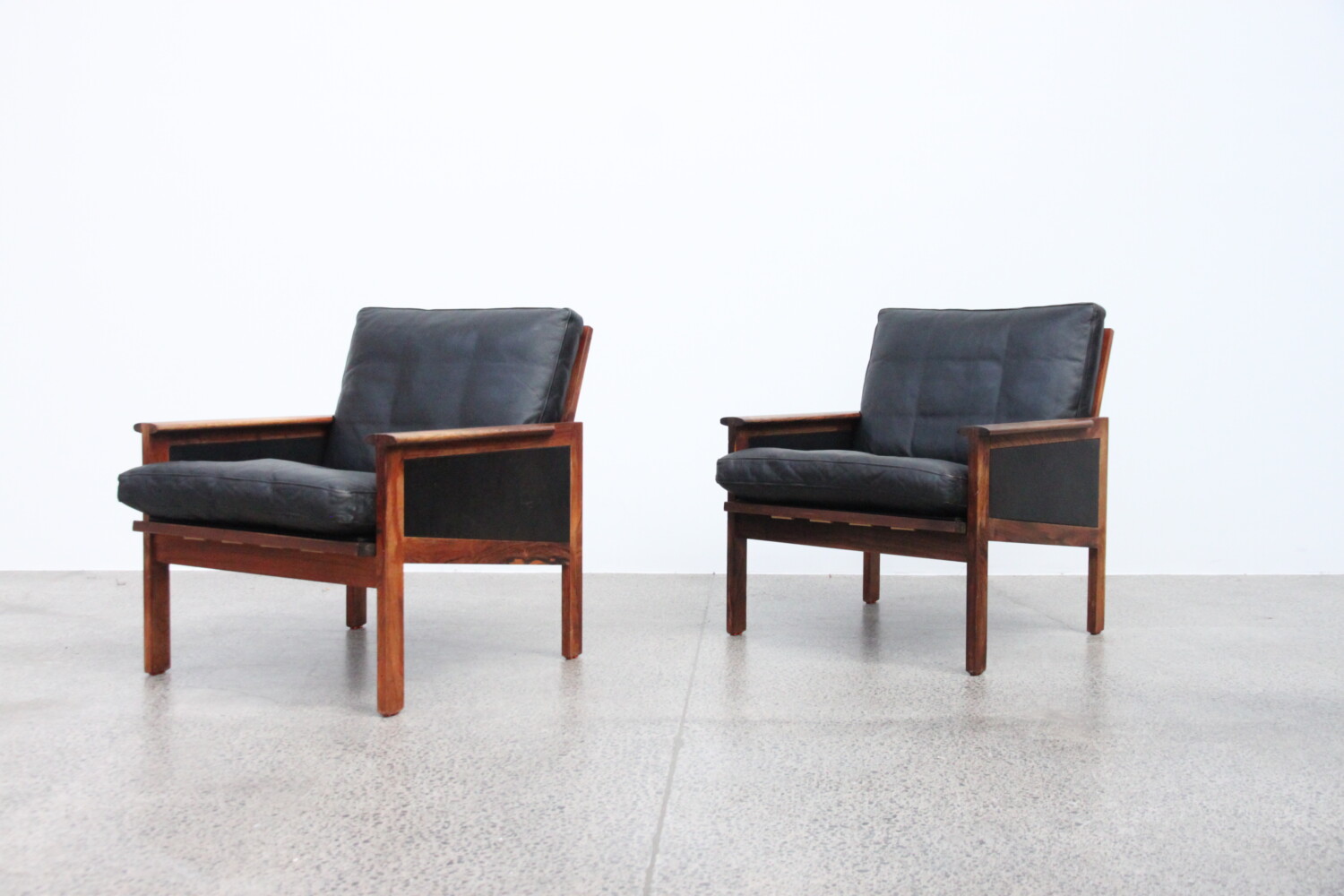 Armchairs by Illum Wikkelso