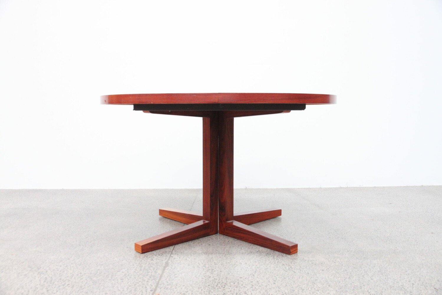 Danish Pedestal Dining Table by Dyrlund