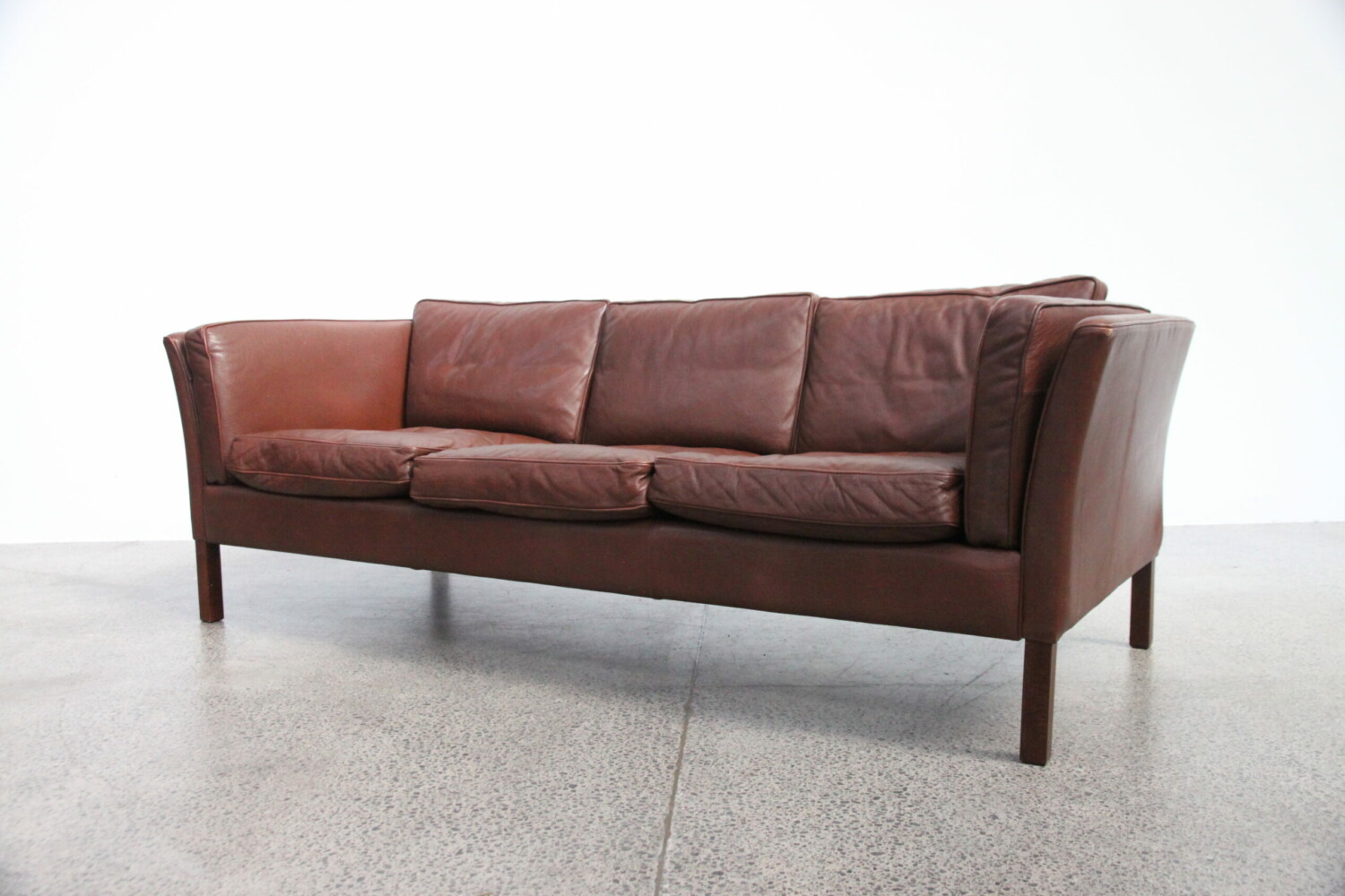 Brown Leather Lounge Set