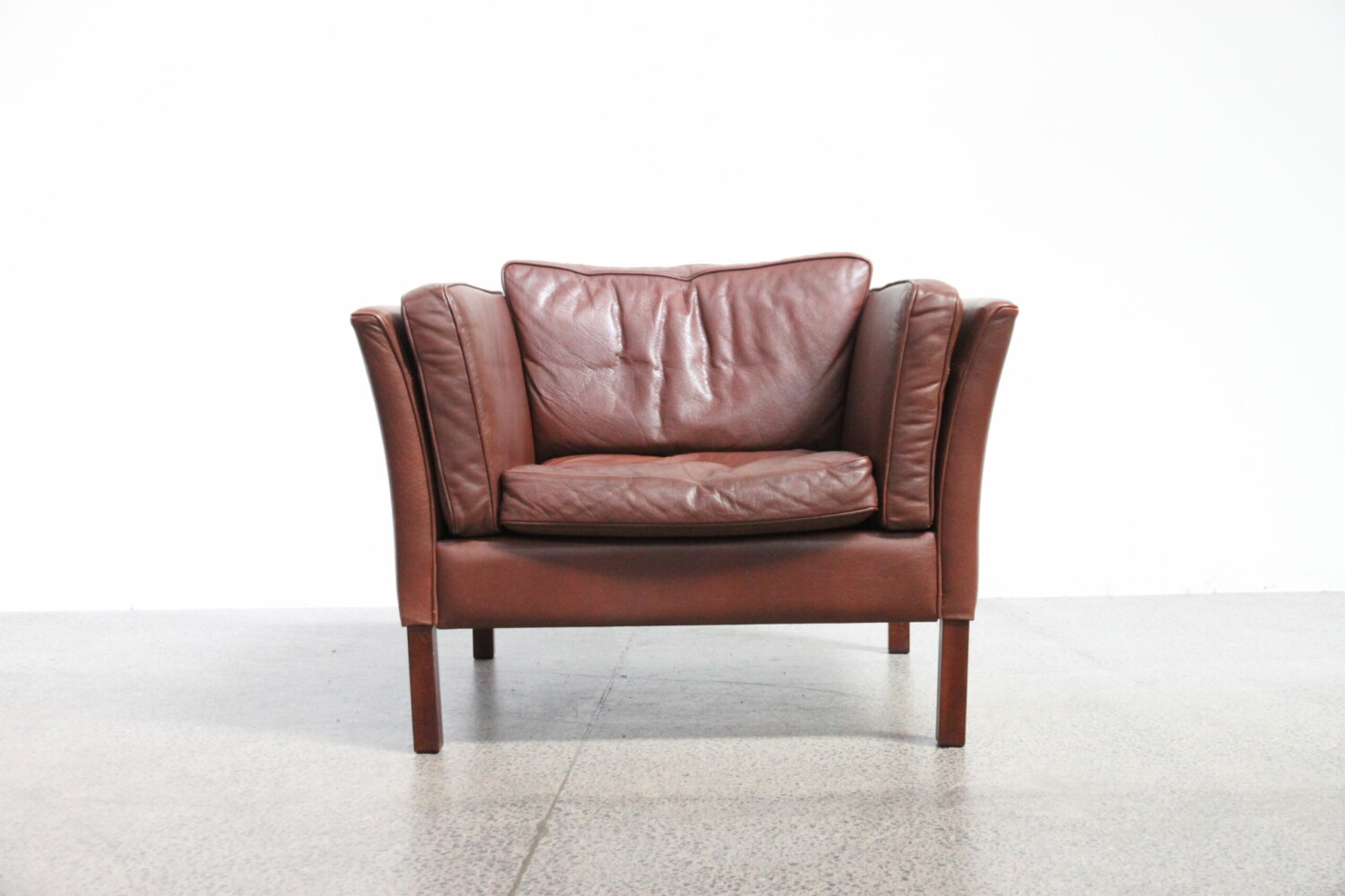 Brown Leather Lounge Set