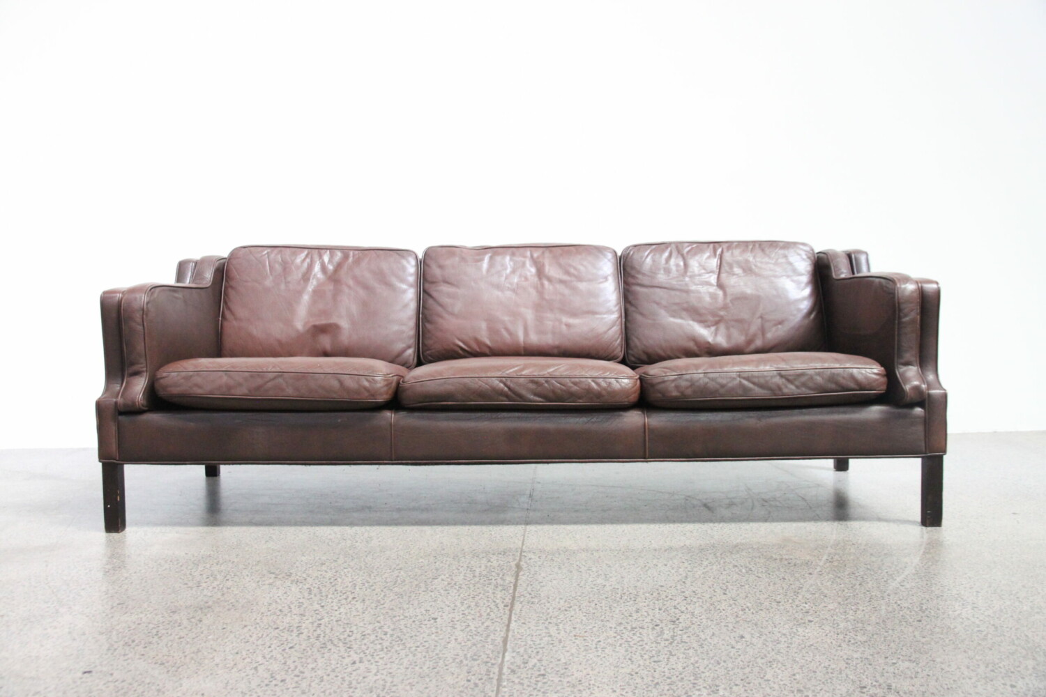 Leather 3 Seater Sofa by George Thams