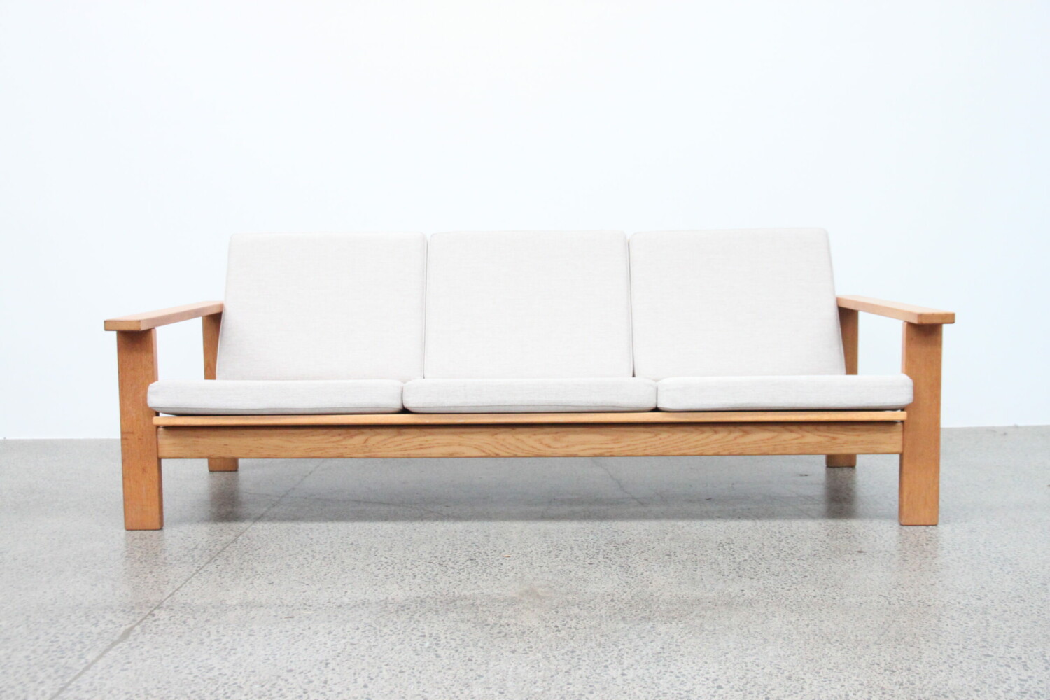 Oak Sofa by Hans Wegner