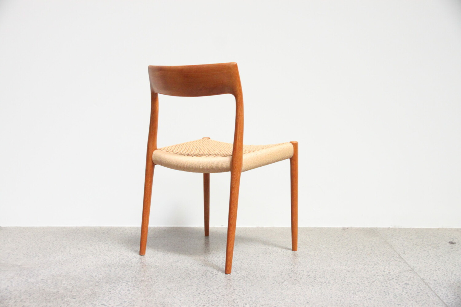 X6 Teak Dining Chairs by Niels Moller Model 77