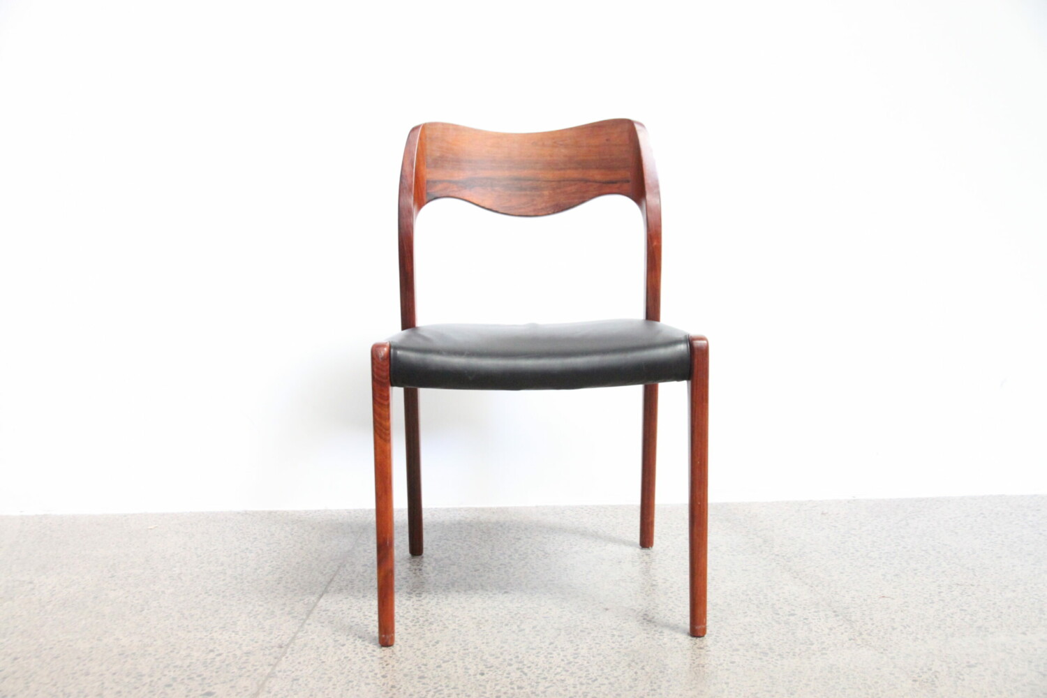X8 Dining Chairs by Niels Moller Model 71 with Leather