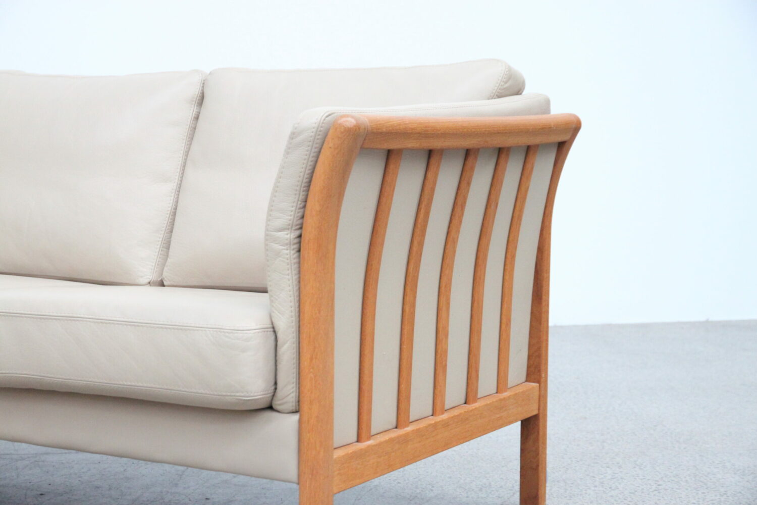 Pair of Leather Sofas by Skalma