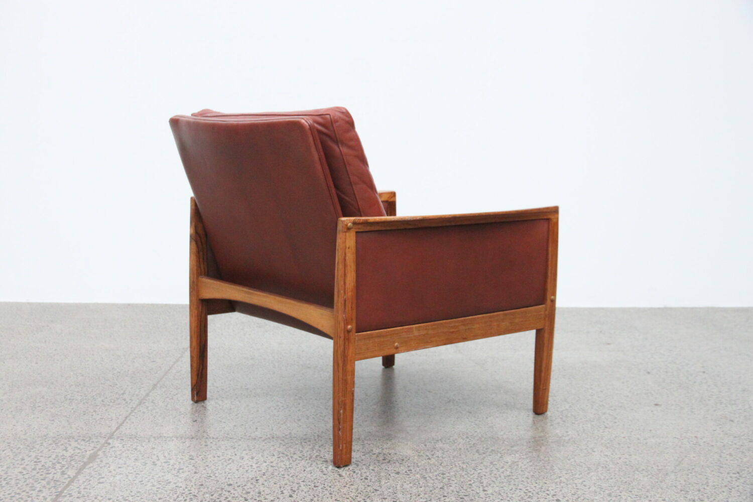 Leather Armchair by Hans Olsen