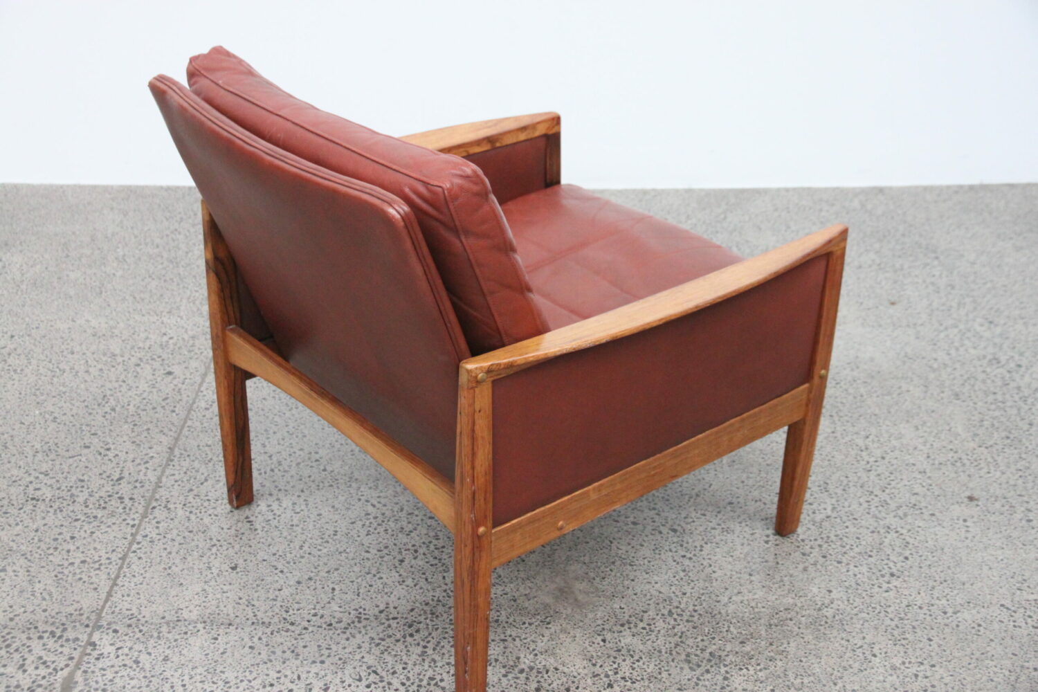 Leather Armchair by Hans Olsen