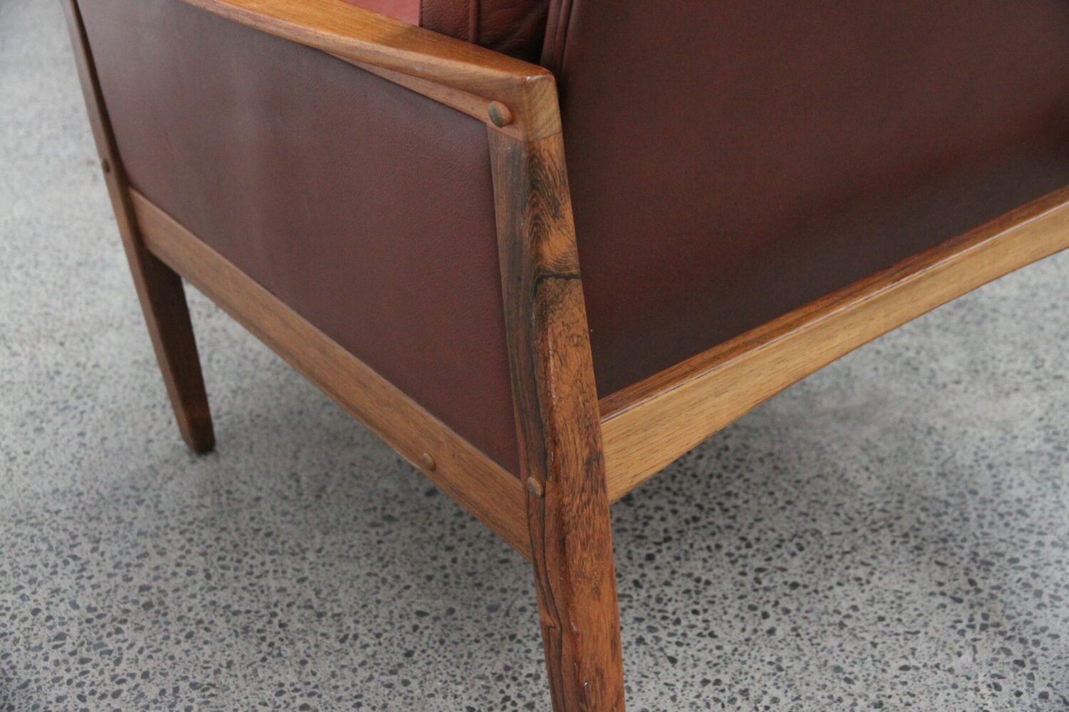 Leather Armchair by Hans Olsen