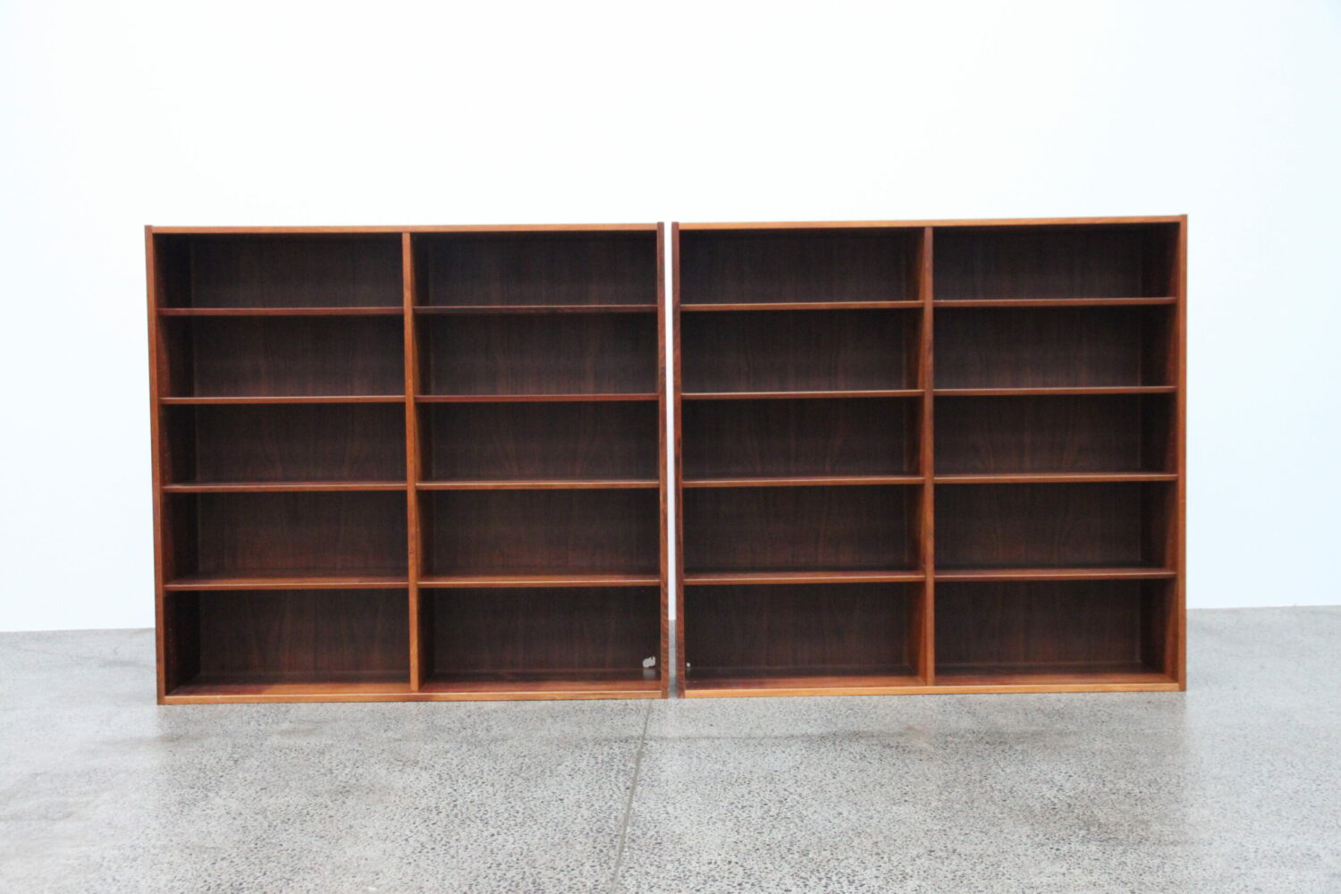 Bookcases x2 by Poul Hundevad