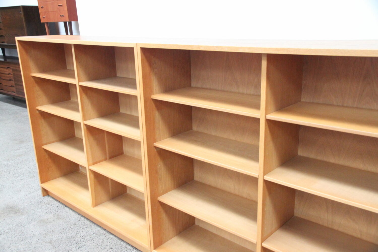 Oak Bookcases x2 by Borge Mogensen