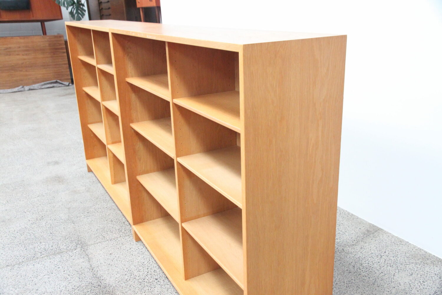 Oak Bookcases x2 by Borge Mogensen
