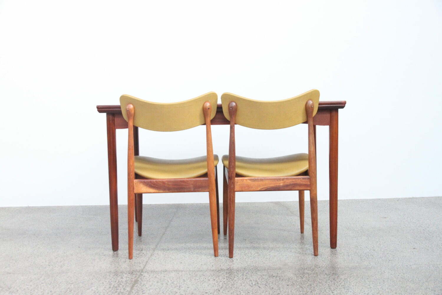 Compact Teak Extendable Dining Table
