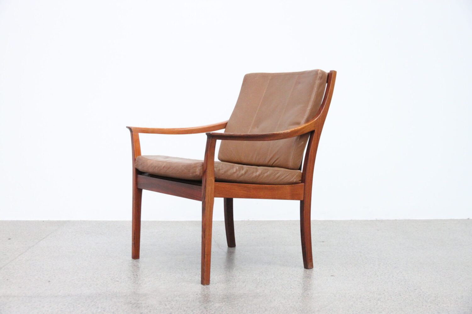Danish Chair by Torbjorn Afdal in Leather