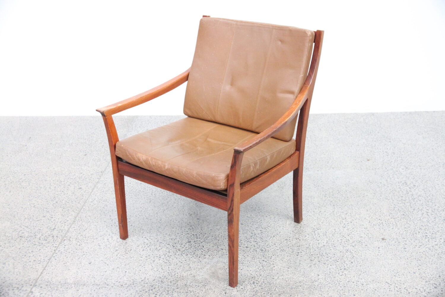 Danish Chair by Torbjorn Afdal in Leather