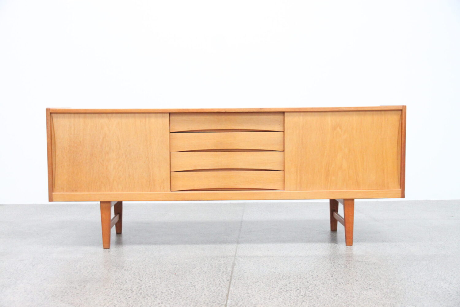 Danish Oak Sideboard by Erik Wortz