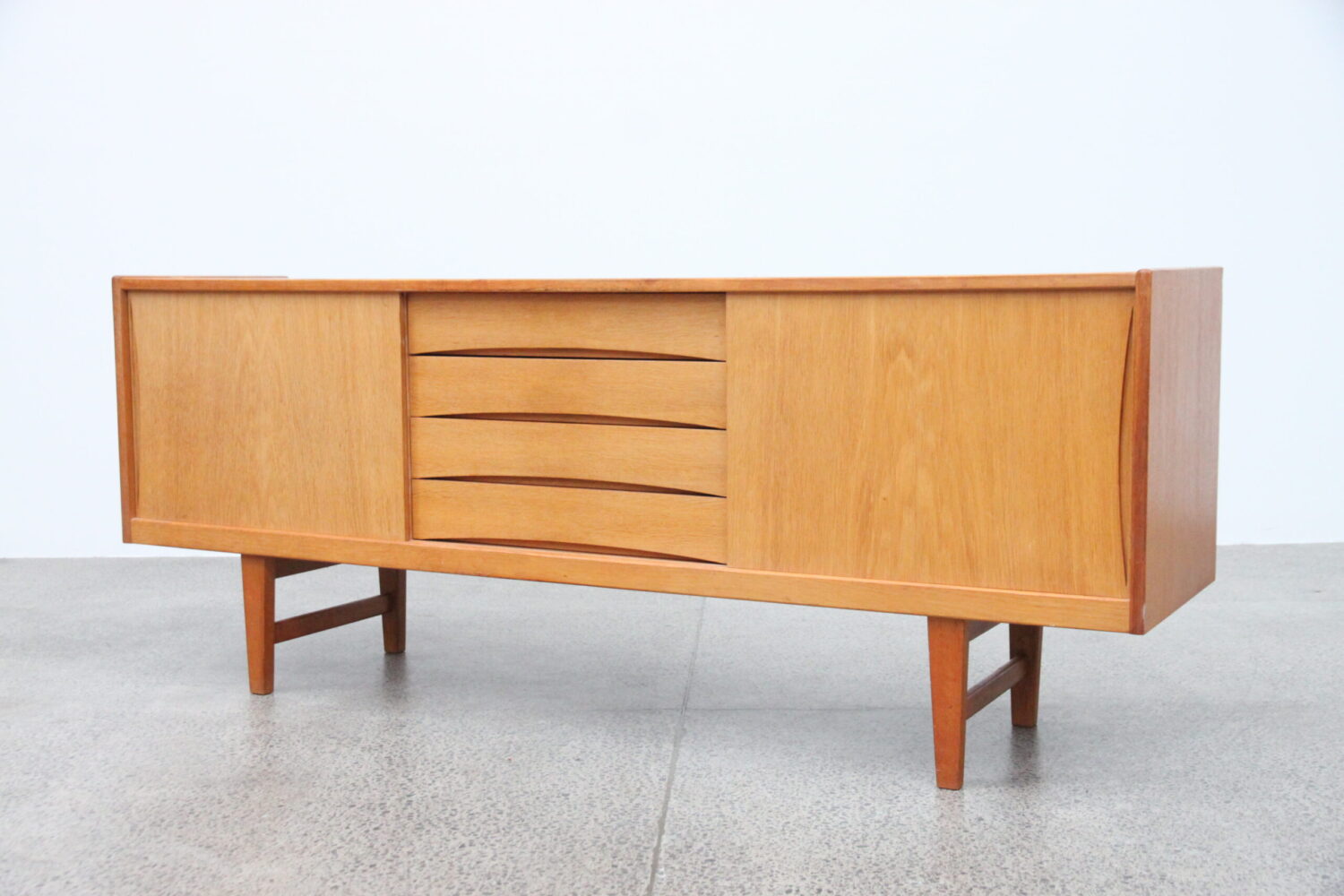 Danish Oak Sideboard by Erik Wortz