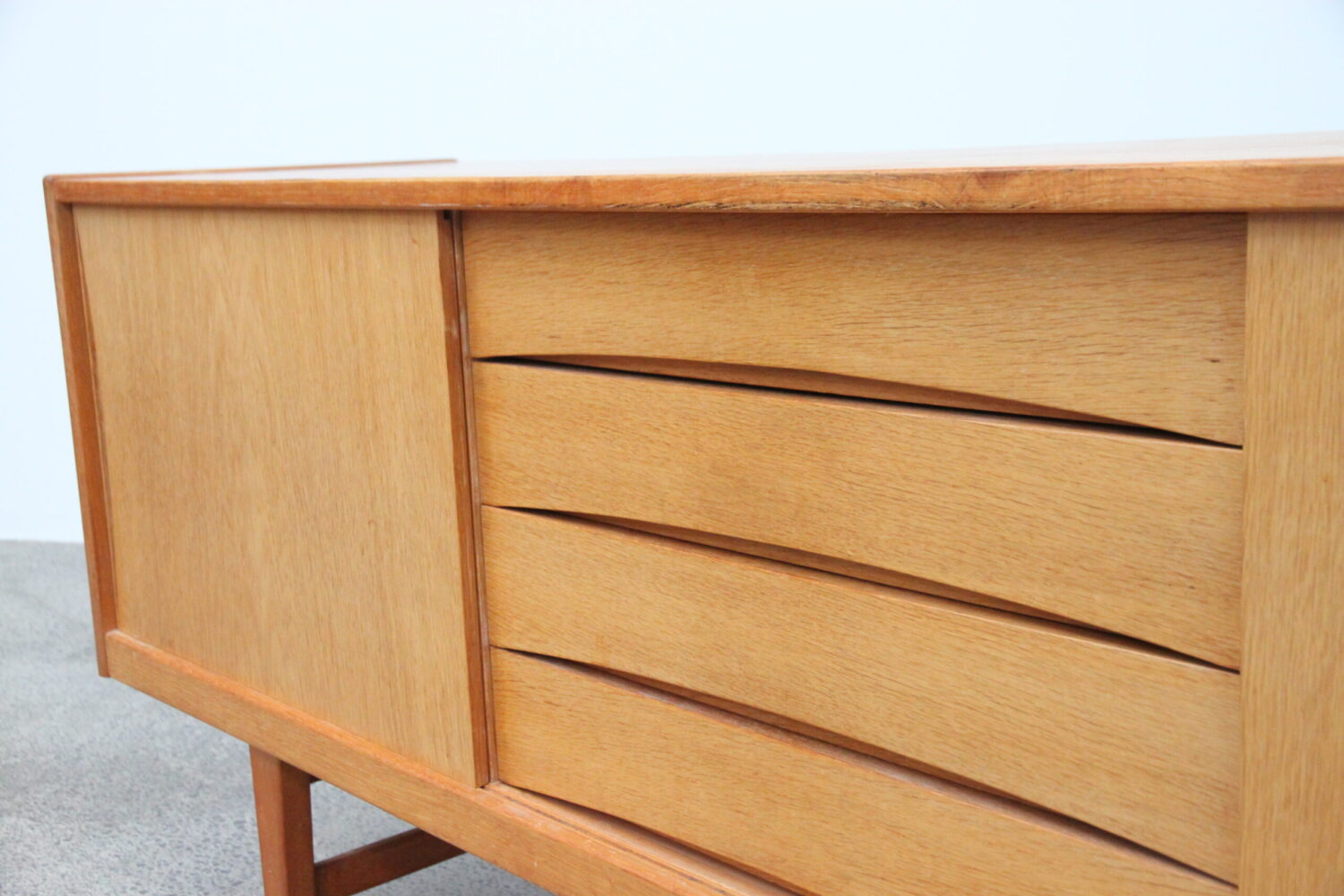Danish Oak Sideboard by Erik Wortz