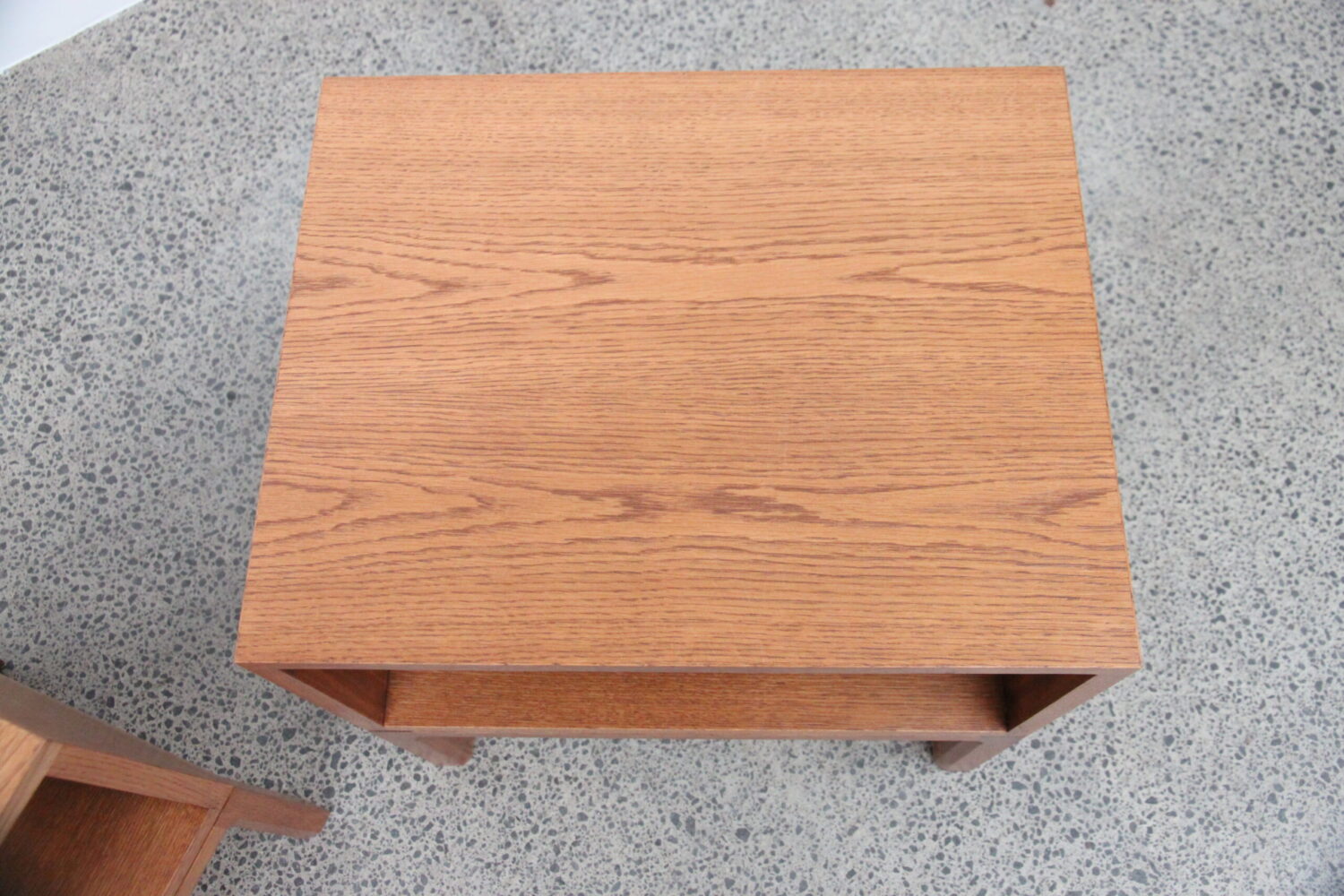 Pair of Bedsides With Large Cubby Hole