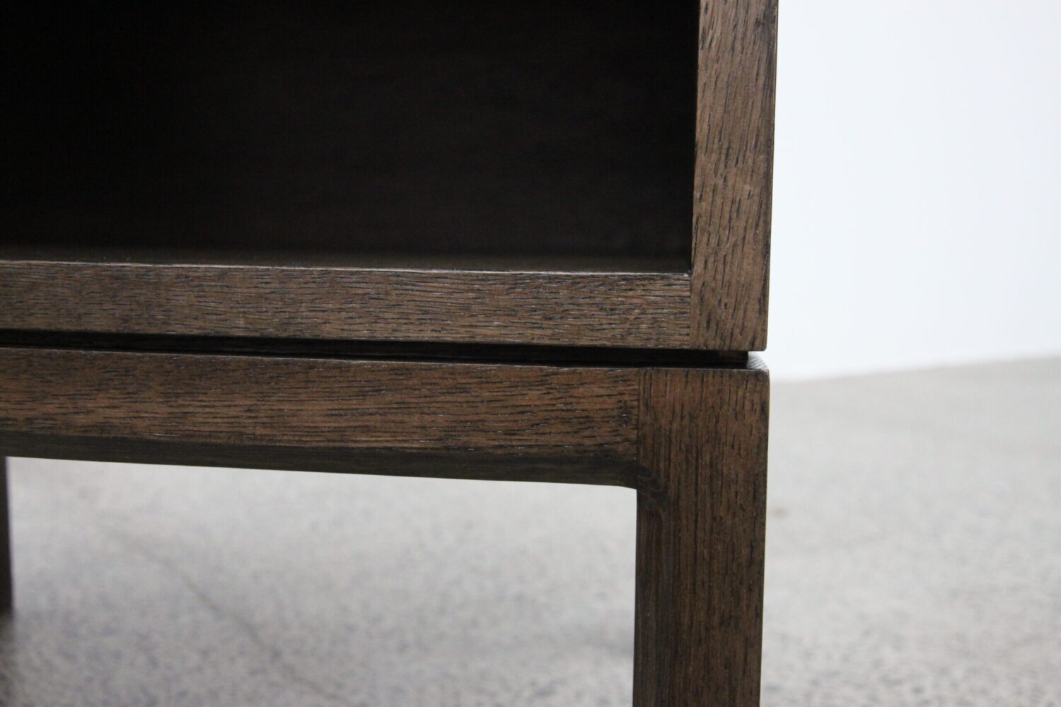 Pair of Bedsides With Large Cubby Hole