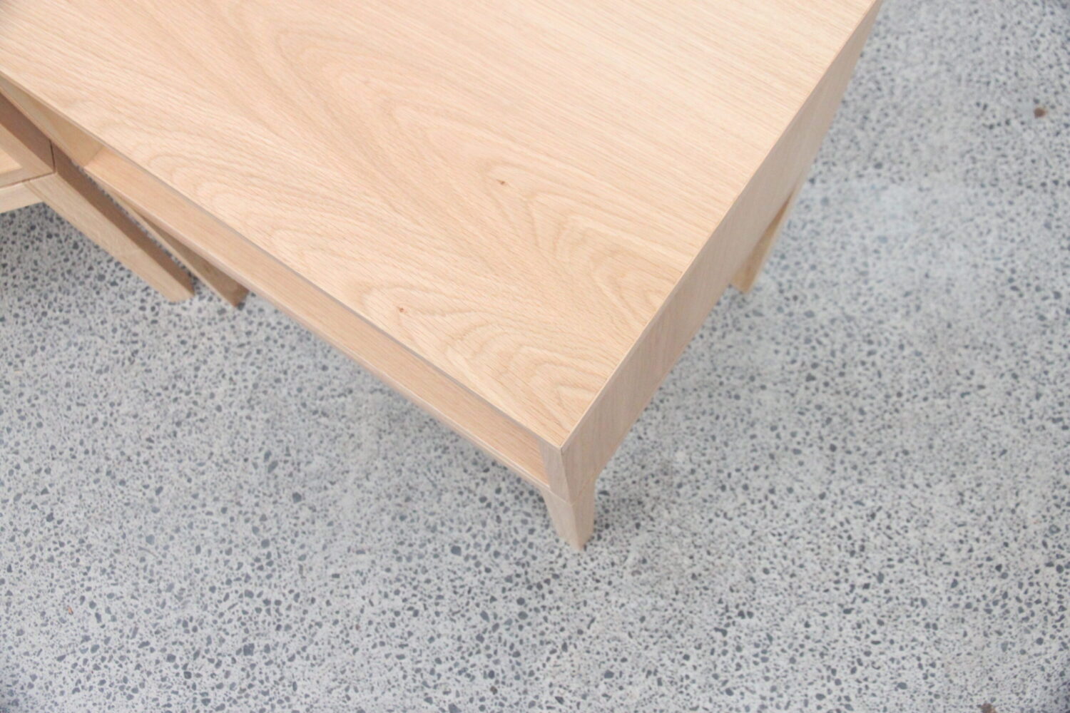 Blond Oak Bedside Tables