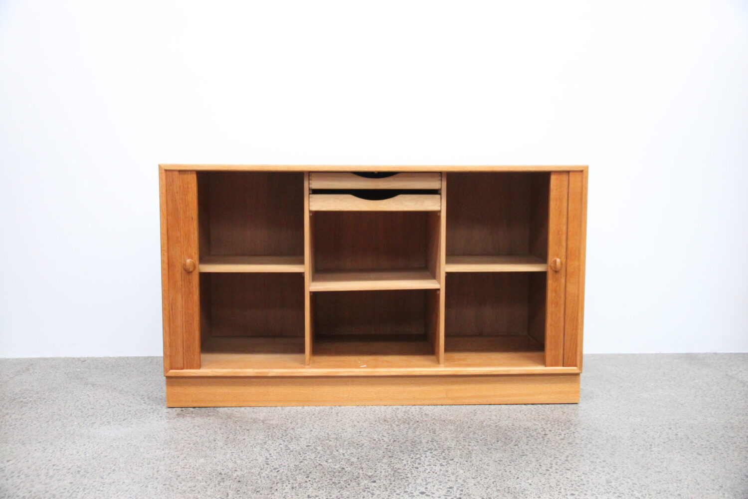 Oak Tambour Door Cupboard by Kai Lyngfeldt Larsen