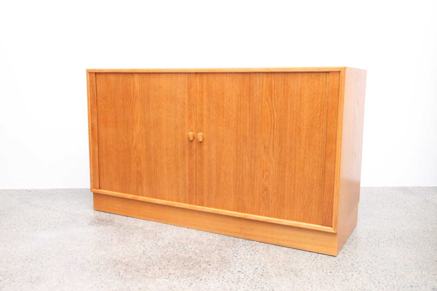 Oak Tambour Door Cupboard by Kai Lyngfeldt Larsen