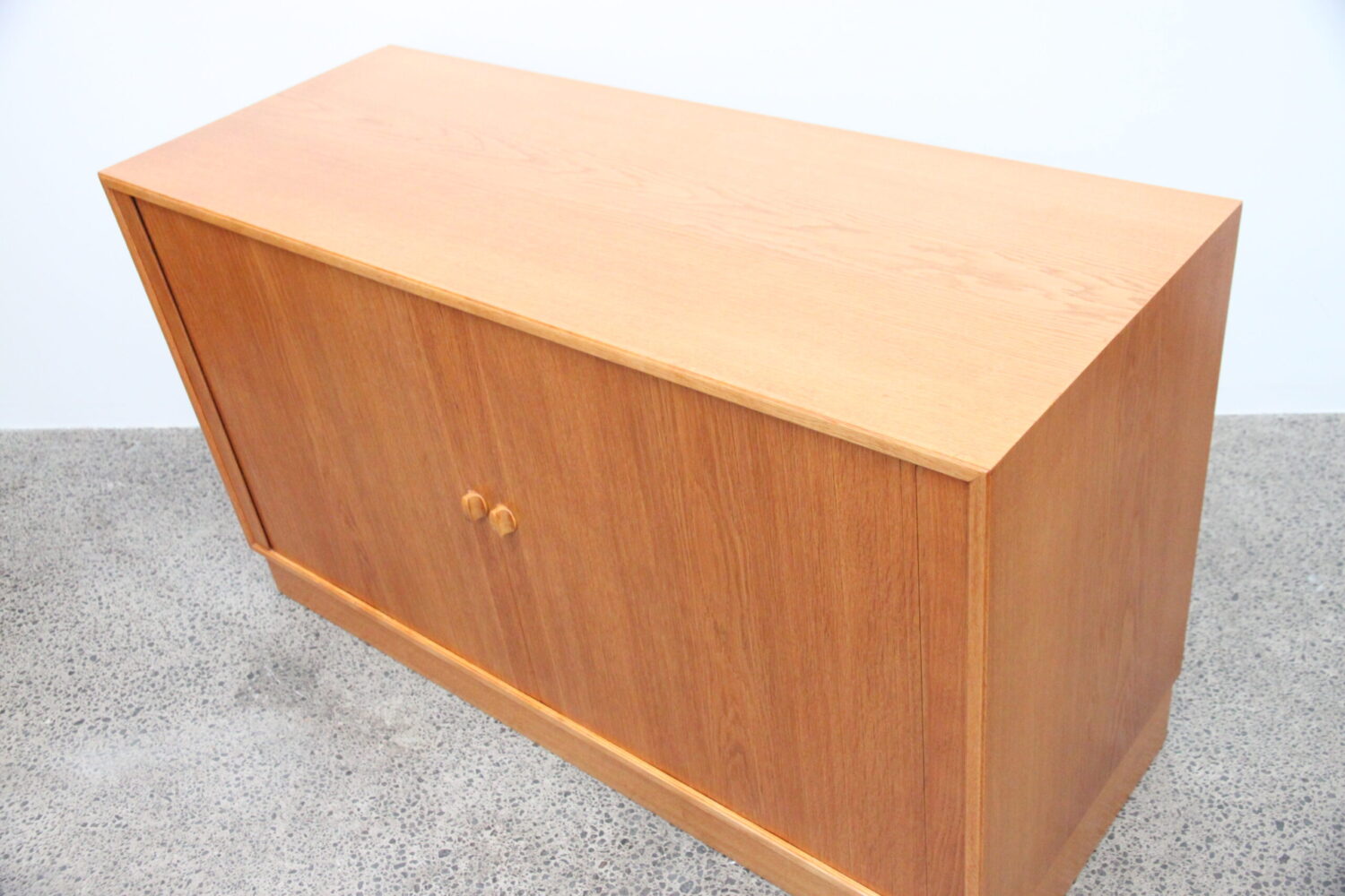 Oak Tambour Door Cupboard by Kai Lyngfeldt Larsen