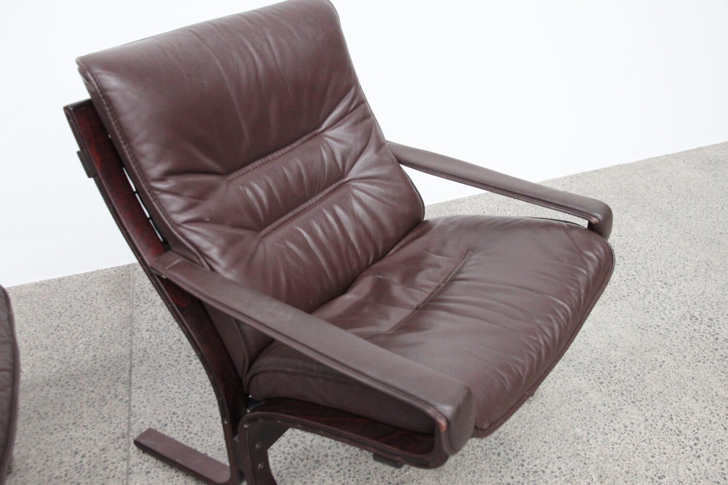 Pair Of Leather Siesta Chairs