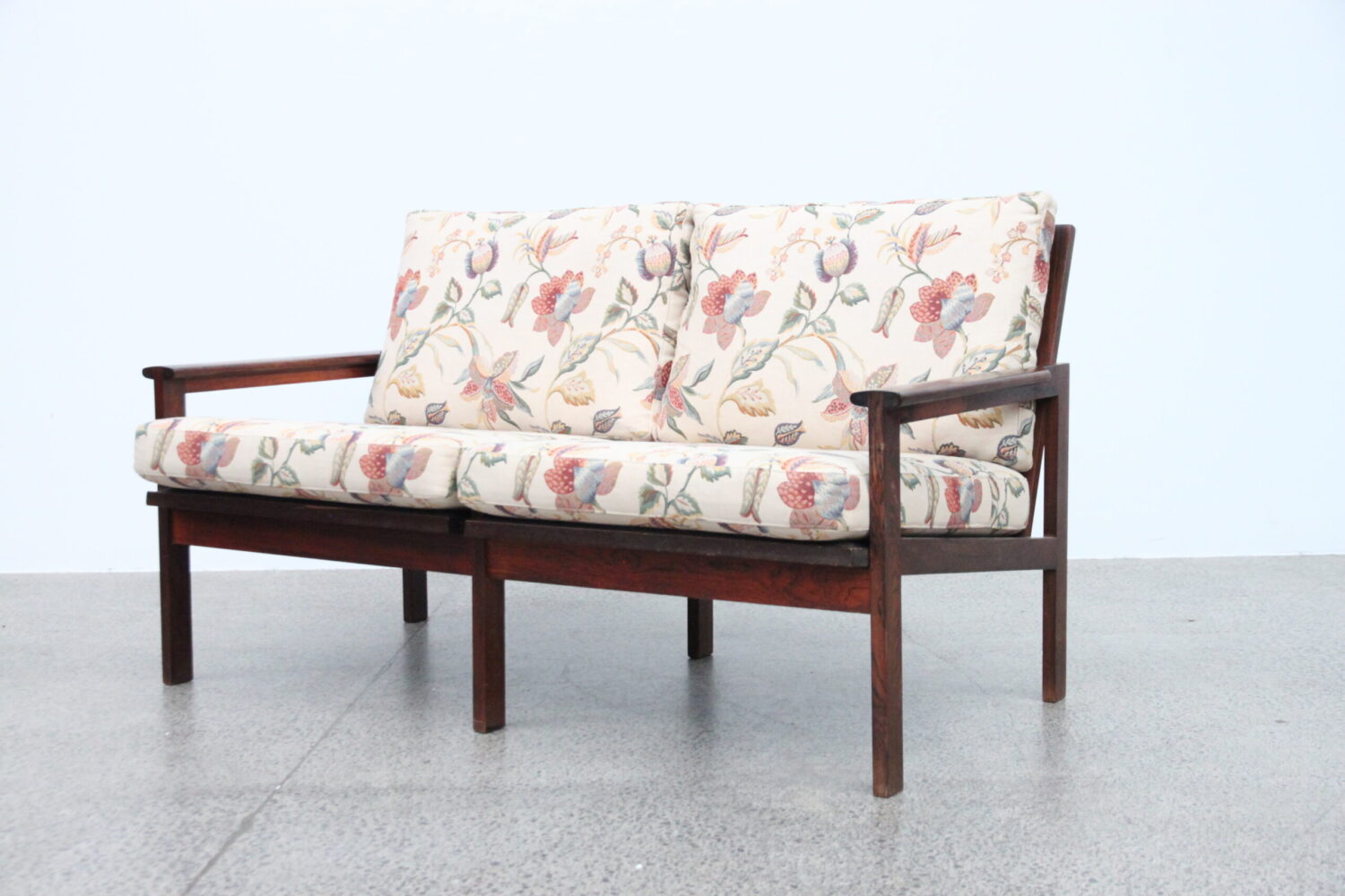 Two Seater Sofa by Illum Wikkelso