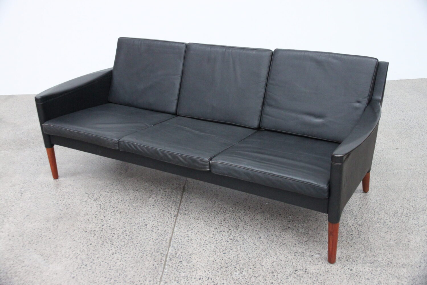 Leather Sofa by Kurt Ostervig