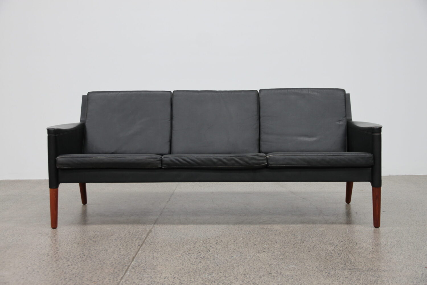 Leather Sofa by Kurt Ostervig