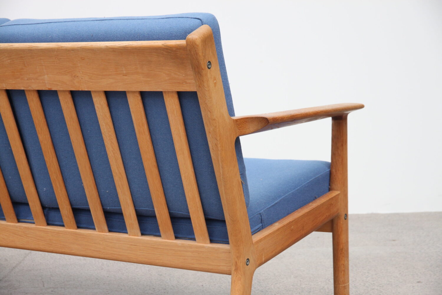 Oak & Wool Sofa by Hans Wegner