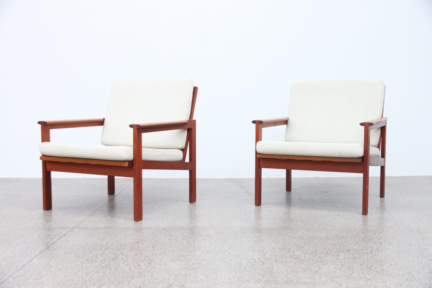 Armchairs by Illum Wikkelso